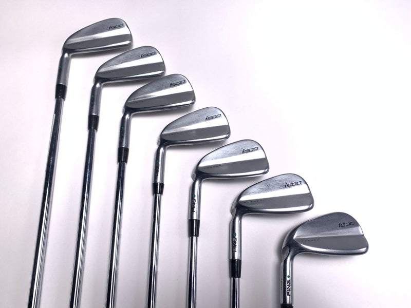 Ping i500 Iron Set 4-PW Green Dot 2* Up True Temper DG S300 Stiff LH +1/2"