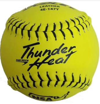 Dudley Softballs - One Dozen NSA Thunder Heat fastpitch 11”