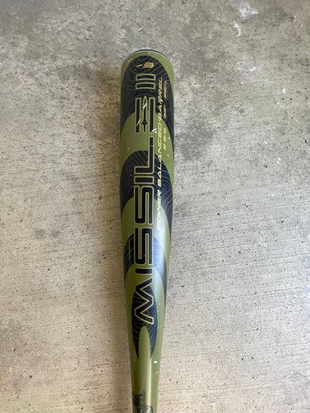 Used BBCOR Certified 2022 Stinger Alloy Missile 2 Bat (-3) 29 oz 32"