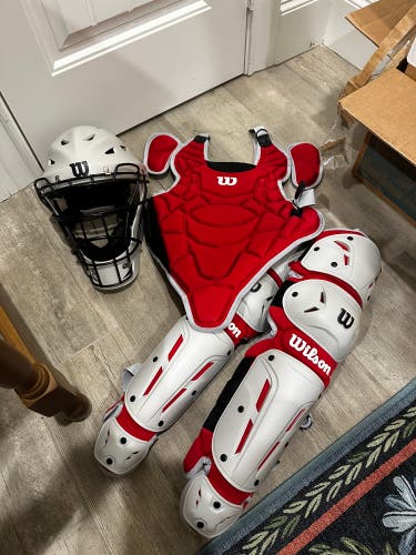 Wilson EZ 2.0 Gear Youth Large/XL Red/White