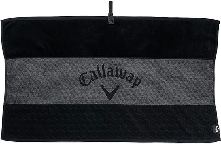 NEW Callaway Golf 35x20 Black Tour Golf Towel