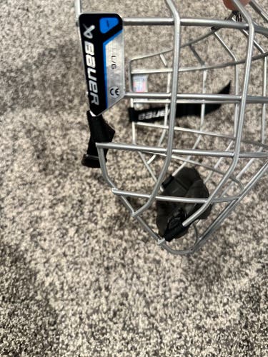 Bauer 1 silver cage Large