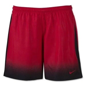 Nike Youth Unisex Laser Woven 800267 Size M Red Black Soccer Shorts NWT