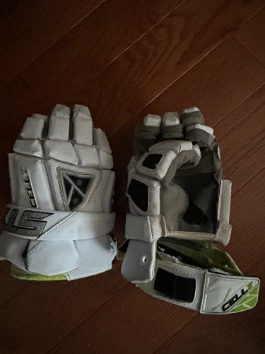 Used  STX Small Cell Lacrosse Gloves