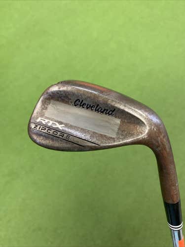 Used RH Cleveland RTX Zipcore 58.09* Wedge Dynamic Gold S400 Steel