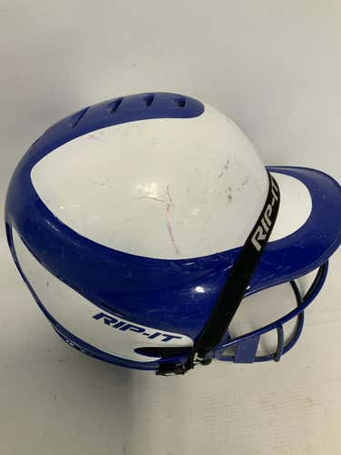 Used Rip-it Blue White M L Baseball And Softball Helmets