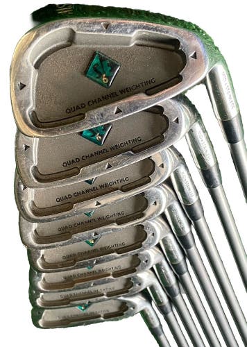 ProSelect Golf Quad Channel Weighting Iron Set 4-PW,SW RH Ladies Graphite Nice