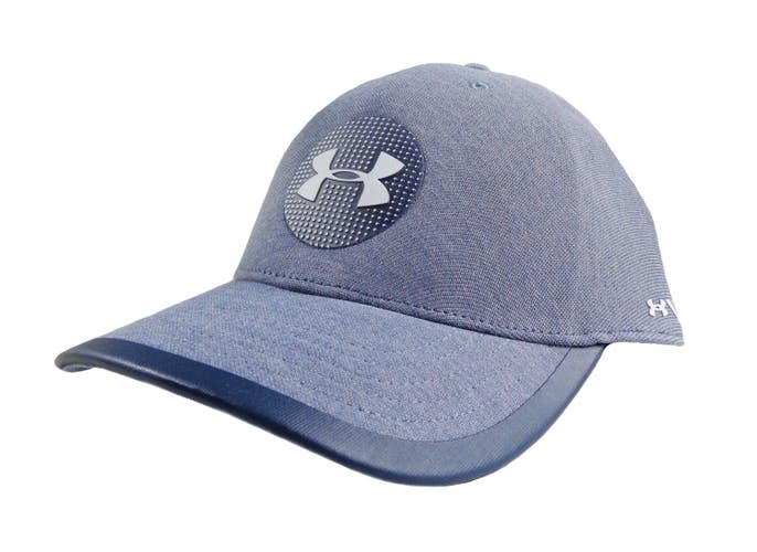 NEW Under Armour Men's Elevated Thread Borne Tour Fitted Academy Blue S/M Hat