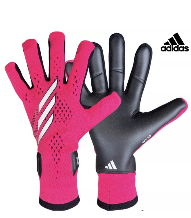 Size 7 Men’s Adidas X GL PRO Goalkeeper Gloves HN5569 Pink Black New in Box