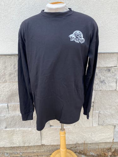 ROCKFORD ICE HOGS Apparel Men's Long Sleeve T-Shirt Black 7312