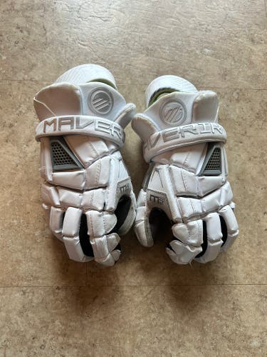 Maverik 12” Medium M5 Lacrosse Gloves Like New