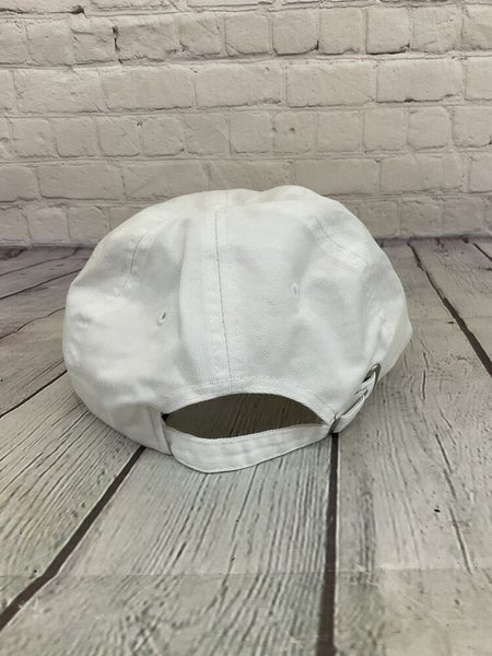 Crown Headwear Adult Unisex Logo OSFM White Blue Strapback Cap Hat New