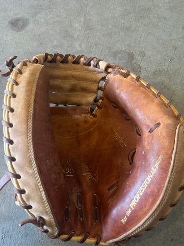 Used Right Hand Throw Rawlings Pro Preferred Catcher's Glove 33"