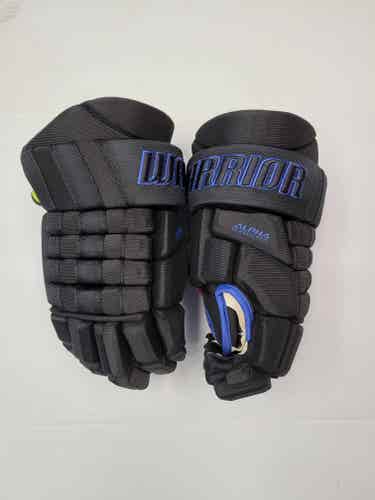 Warrior Alpha Classic Pro Gloves Black/Blue (Multiple Sizes)