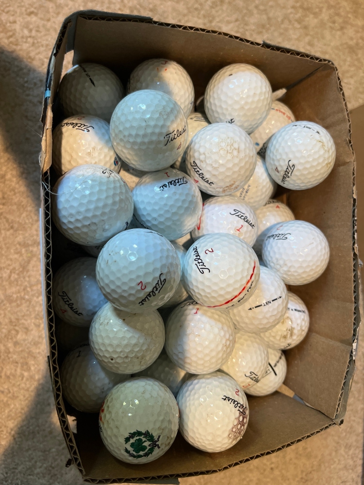 100 Titleist used golf balls