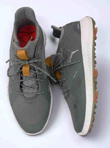 Men's Puma IGNITE PWRFrame Gray Golf Shoes Size 8 US Waterproof