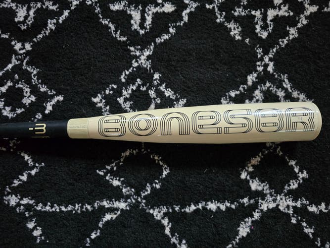 Used BBCOR Certified 2023 Warstic Hybrid Bonesaber Hybrid Bat (-3) 30 oz 33"