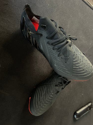 Black Used Molded Cleats Adidas Predator edge.1 Cleats