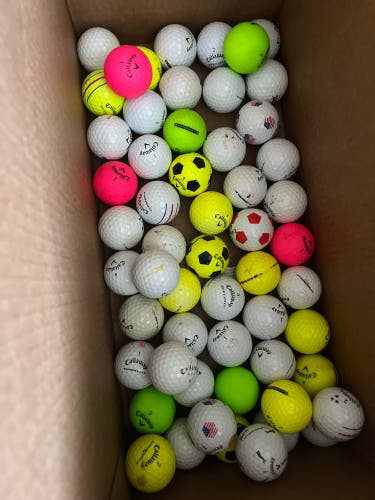 Used assorted callaway golf balls 4 dozen