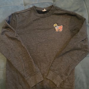 G.O.A.T Adult Small Navy Blue Freedom Crewneck  Sweatshirt