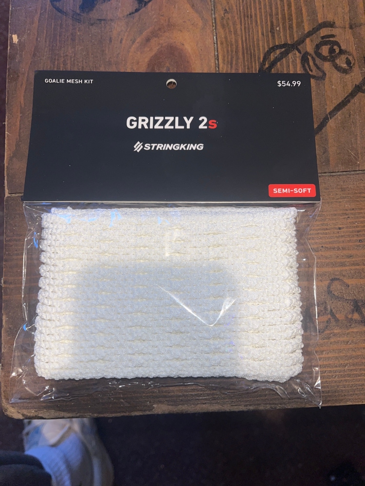 String King Goalie Mesh Grizzly 2s semi soft
