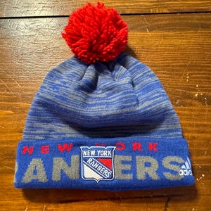 Adidas NY Rangers Pom Hat