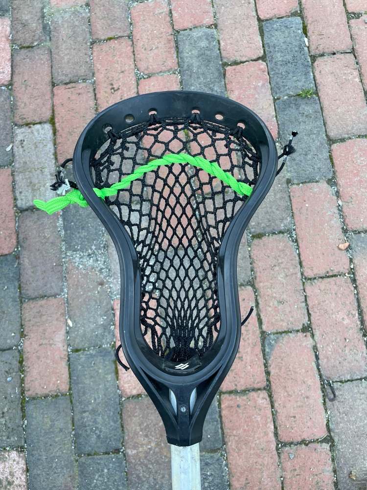 StringKing Legend Senior Lacrosse Head - All Black (Retail: $99)