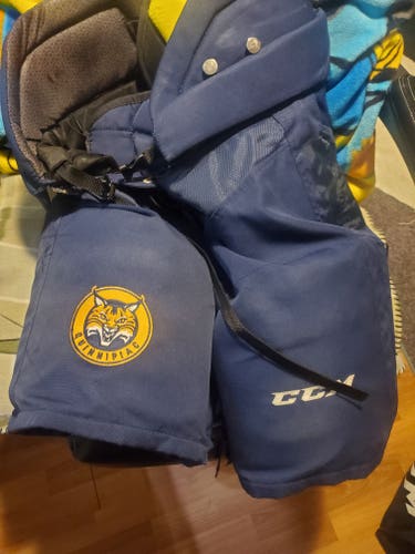 Senior Used CCM Hockey Pants Pro Stock - Men Quinnipiac