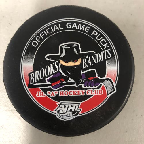 Brooks Bandits puck (AJHL)