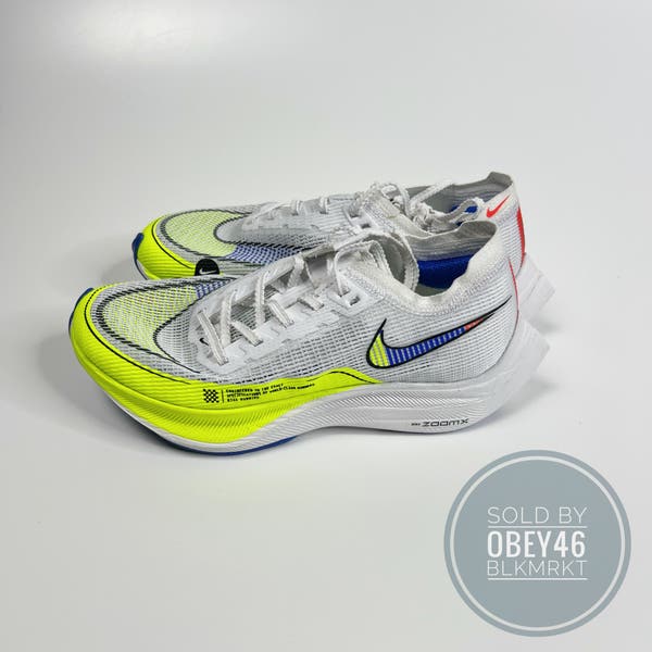 Nike ZoomX Vaporfly NEXT% 2 ホワイト/ライム Nike ZoomX Vaporfly Next% 2 MultiColor Mens Running Shoes