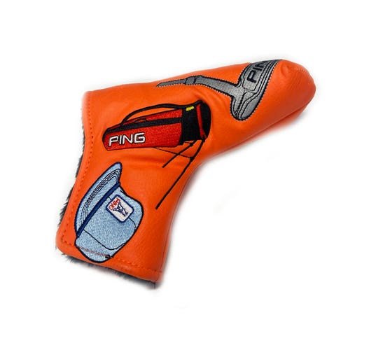 NEW Ping Decal Orange Blade Putter Headcover