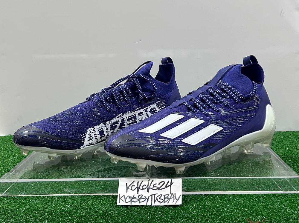 Adidas Adizero Primeknit Football Cleats Purple Size 12 Mens GV9631