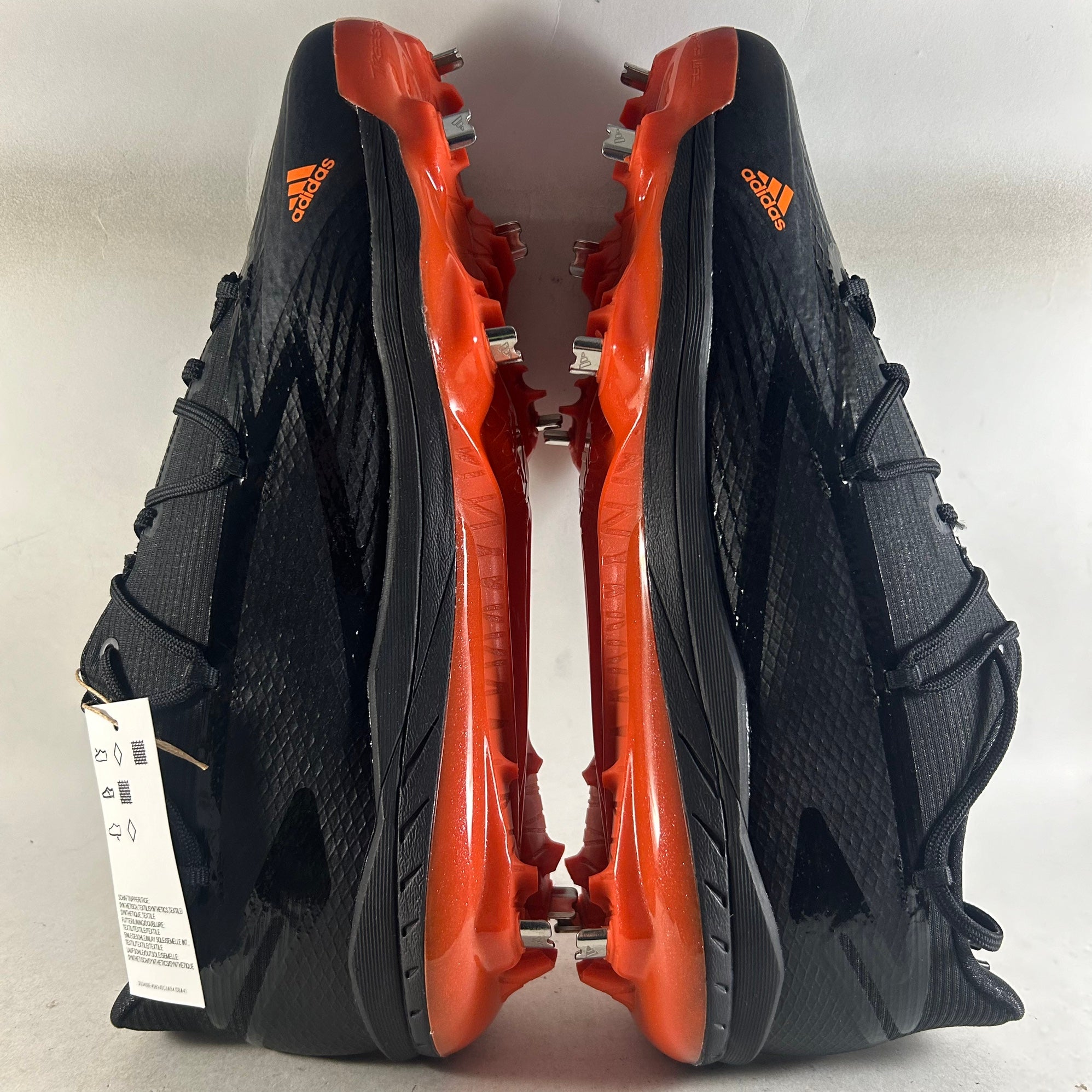 Adidas Adizero Afterburner Mens Baseball Cleats Orange  H00975 Size 14 New adidas Men main image 4