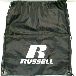 Russell Athletics Drawstring Sports Backpack With Front Zippered Pocket New