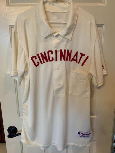 Authentic Vintage MLB Cincinnati Reds Special Edition Throwback Polo