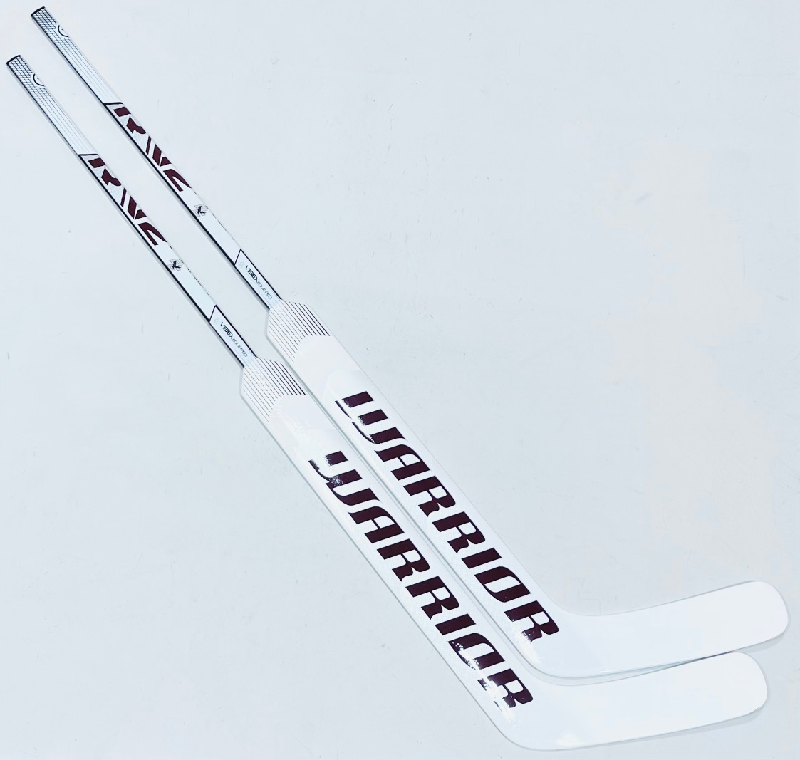 New 2 Pack Custom Boston U Warrior Ritual V2 Pro+ Goalie Stick-Regular-Price Pro Curve