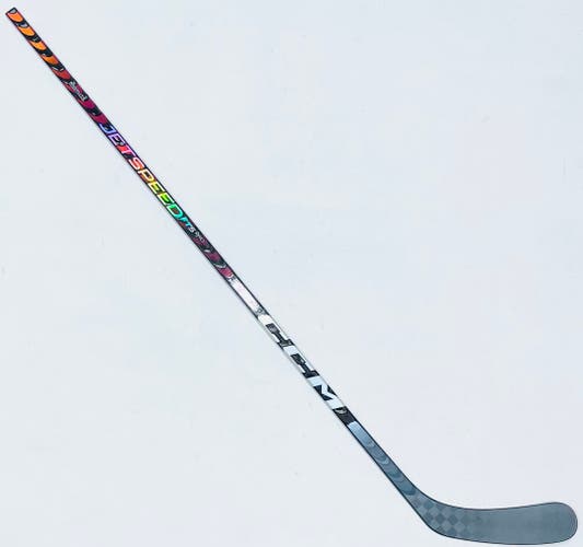 New Red CCM Jetspeed FT5 Pro Hockey Stick-LH-P90-55 Flex (Intermediate)-Grip