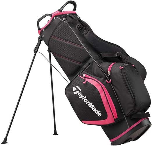 Taylor Made Select Plus Stand Bag (Black/Pink) 2019 NEW
