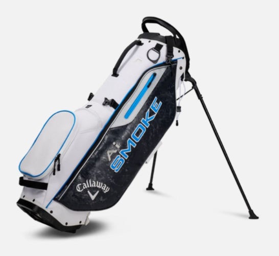 Callaway Ai Smoke Staff Stand Bag (4-way top, Blue/White) Limited Edition NEW