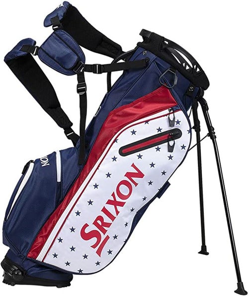 Srixon Limited Edition USA Stand Bag (8.5", 4-way top, Red/White/Blue) NEW