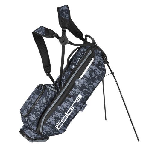 Cobra Ultralight Pro 2024 Stand Bag (8" 4-Way top, Black Camo) Golf NEW