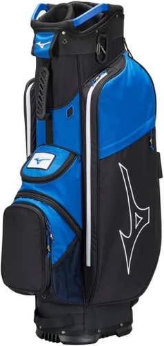 Mizuno LW-C Cart Bag (10.5", 7-way top, Black/Blue) NEW