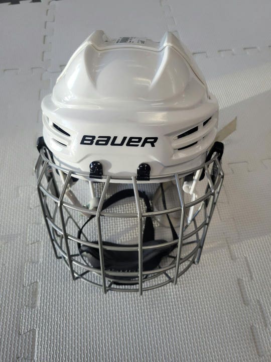 Used Bauer Ims 5.0 Combo Md Hockey Helmets