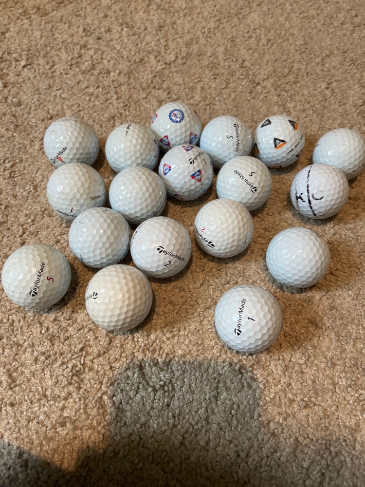 Used TaylorMade 18 Pack TP5 Balls