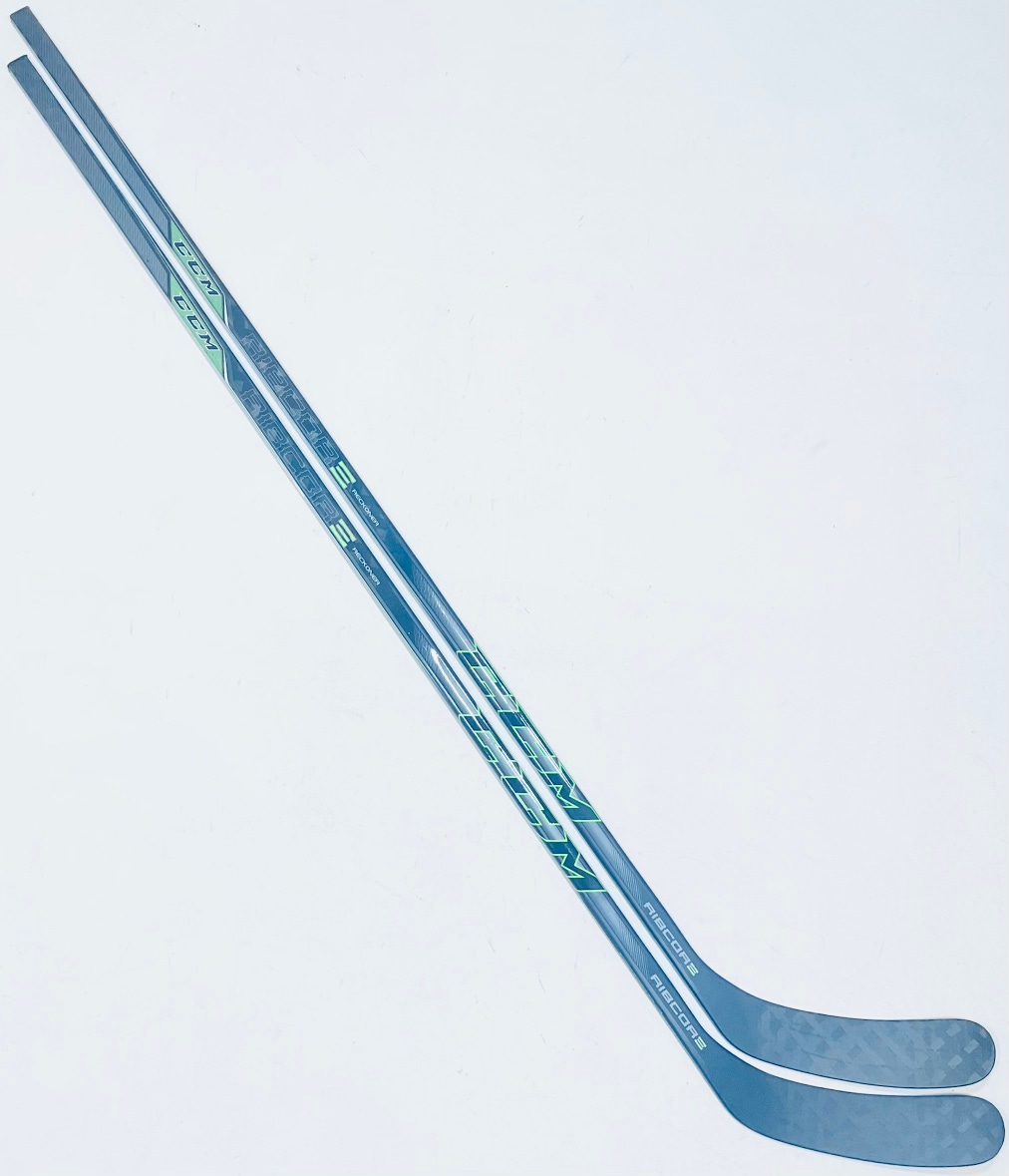 New 2 Pack Marian Hossa CCM Ribcore Reckoner Hockey Stick-LH-90 Flex-Hossa Pro Curve-Grip