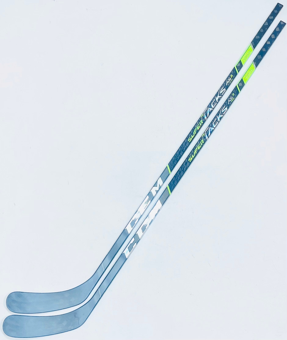 New 2 Pack CCM Supertacks AS3 Pro (Unidentified Build) Hockey Stick-RH-P90-90 Flex-Grip