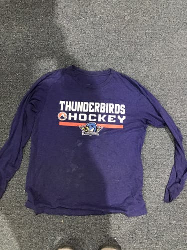 Used Springfield Thunderbirds long Sleeve shirt Size Medium