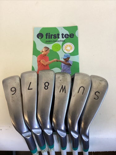 Ping Rhapsody Red Dot Iron Set 6-PW, UW, SW With Ladies Graphite Shafts (no 9)