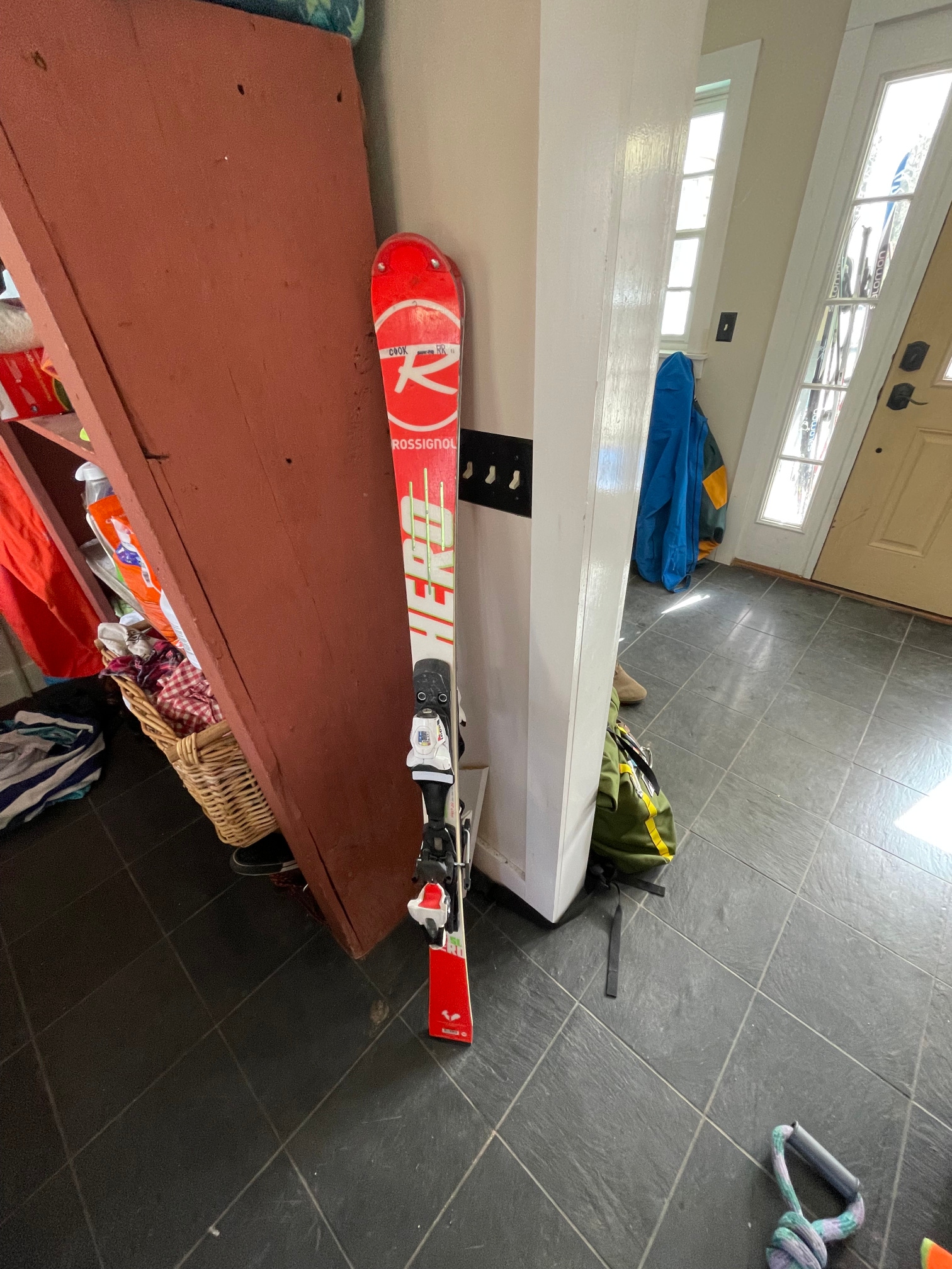 Used Unisex 2018 Rossignol 150 cm Racing Hero FIS SL Pro Skis With Bindings Max Din 12