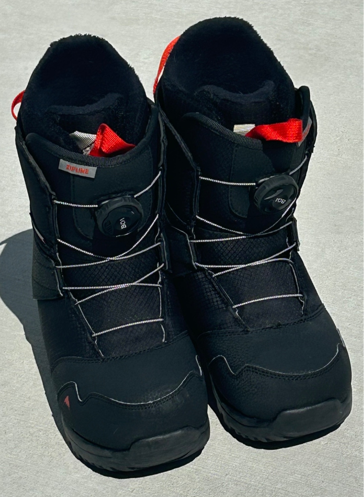 Used Size 5.0 (Women's 6.0) Burton Zipline Boa Snowboard Boots